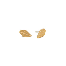 Load image into Gallery viewer, Verdant Bronze Leaf Studs