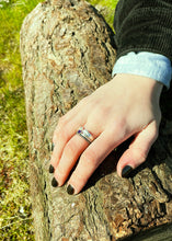 Load image into Gallery viewer, Verdant Amethyst Stacking Rings