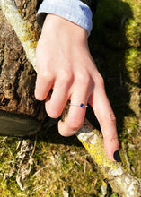 Load image into Gallery viewer, Verdant Amethyst Stacking Rings