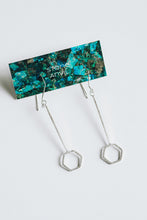 Load image into Gallery viewer, Shorebreak Hexagon Drop Earrings