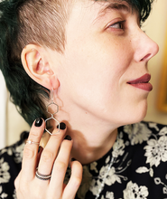Load image into Gallery viewer, Shorebreak Double Hex Earrings
