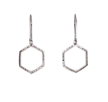 Load image into Gallery viewer, Shorebreak Hexagon Earrings