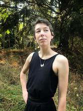 Load image into Gallery viewer, Crescent Mooncat Necklace