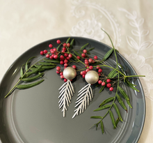 Load image into Gallery viewer, Sparkling Cedar Ornament Earrings