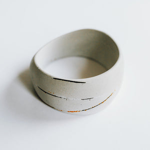 Grit Cement Bangle with Steel