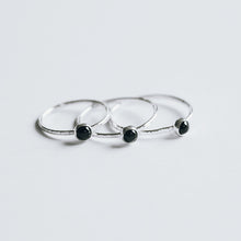 Load image into Gallery viewer, Grit Onyx Stacking Rings