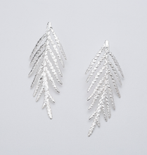 Load image into Gallery viewer, Sparkling Cedar Earrings in Silver